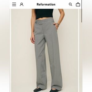 Reformation Risa Pant Grey - Size 12